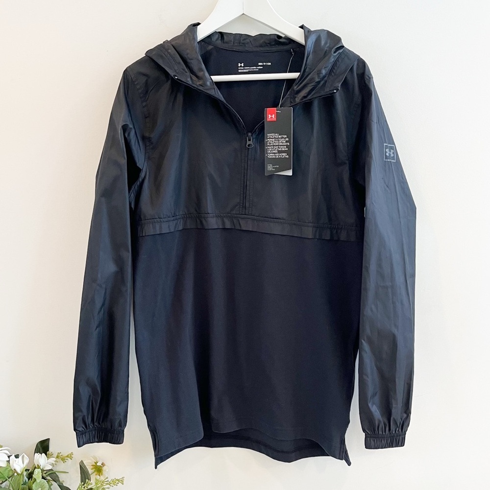 NWT Under Armour Men’s Sportstyle Wind Anorak Pullover Jacket Size Small